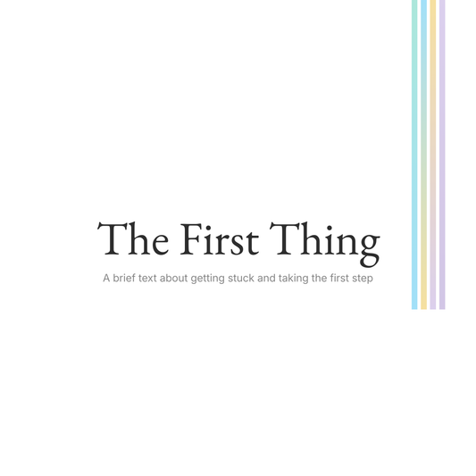 The First Thing